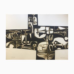 Oswaldo Guayasamin, Milay 2 Variante, 1973, Gravur