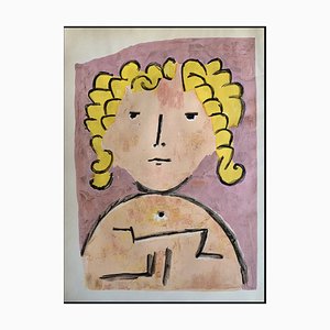 Nach Paul Klee, Kindergesicht, 1938, Lithographie
