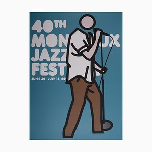 Julian Opie, Montreux Jazz Festival Poster, 2006
