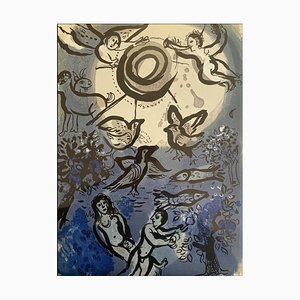 Marc Chagall, Création, 1960, Lithographie Originale
