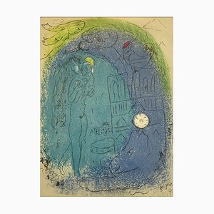 Marc Chagall, Mother and Child Notre-Dame, 1952, Original Lithograph