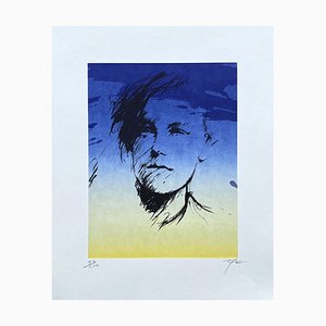 Ernest Pignon-Ernest, Rimbaud, 1986, Lithograph in Pencil