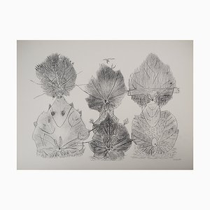 Jean-Paul Riopelle, Nelligan, Totems de la Nature, Lithographie Originale