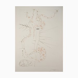 Salvador Dali, Tristan Le Fou, 1970, Gravure à l'Eau-Forte