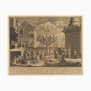 After William Hogarth, The South Sea Scheme, Etching