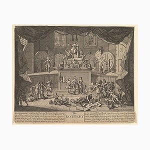 Después de William Hogarth, The Lottery, Etching and Engraving