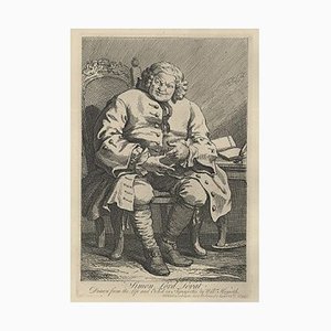 D'après William Hogarth, Simon Lord Lovat, Gravure à l'Eau-Forte