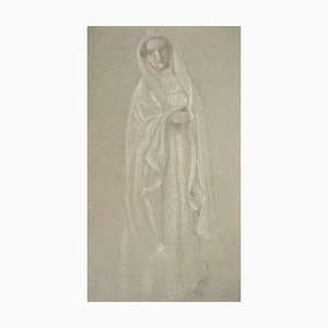 Maurice Denis, Figura de mujer, principios del siglo XX, litografía original