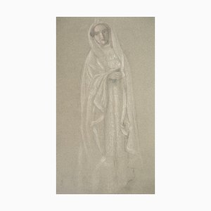 Maurice Denis, Frauenfigur, frühes 20. Jh., Original-Lithographie