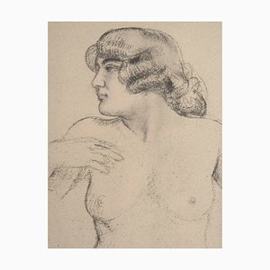 Maurice Denis, Profile of a Woman, principios del siglo XX, litografía original
