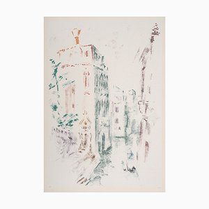 André Masson, Palast und Kanal: Venedig, Lithographie