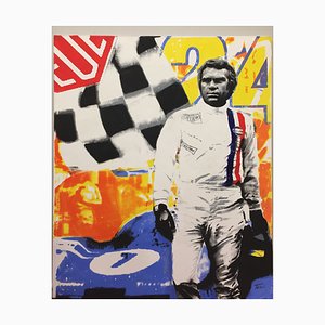 Tessi, Steve McQueen, Mixed Media on Canvas