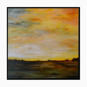 Meskar, Le Silence du ciel, 2021, óleo sobre lienzo