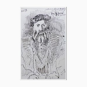 Nach Pablo Picasso, Cahier de la Californie XVI, 1959, Lithographie