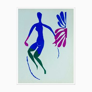 Nach Henri Matisse, Blue Nude with Reeds, 1958, Lithographie