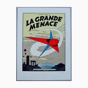 Jacques Martin, La grande menace, 1985, Serigraph