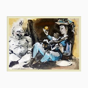 After Pablo Picasso, Human Comedy XIII, 1954, Lithograph