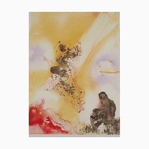 Salvador Dali, Biblia Sacra, The Saint, Litografia