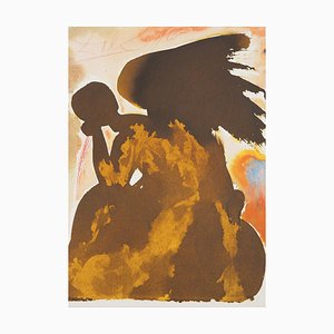 Salvador Dali, Biblia Sacra, Satán, el ángel negro, Litografía