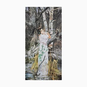 Jeff Jones, Blind Narcissus, 1979, Impresión en offset