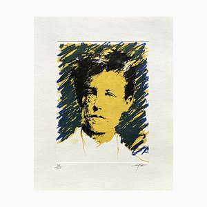 Ernest Pignon-Ernest, Rimbaud, 1986, Lithographie