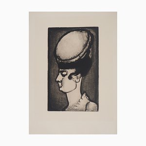 Georges Rouault, Elegant Woman, 1928, Original Etching