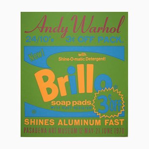 Andy Warhol, Brillo, 1970, Farbserigrafie auf Velin