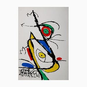 Joan Miro, Le Courtisan Grotesque X, 1974, Acquaforte o acquatinta