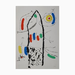 Joan Miro, Le Courtier Grotesque XIV, 1974, Acquaforte