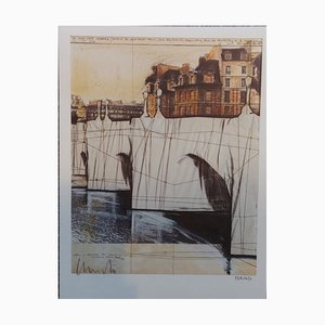 Christo & Jeanne-Claude, Le Pont Neuf, 2020, Offset Print
