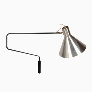 Small Dutch Metal Wall Lamp from Anvia, 1950s