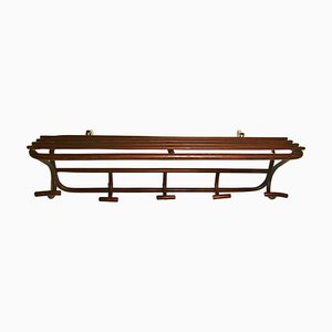 Art Nouveau Bentwood Wall Coat Rack from Thonet