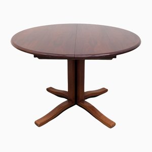 Mid-Century Danish Rosewood Extendable Dining Table by Skovby