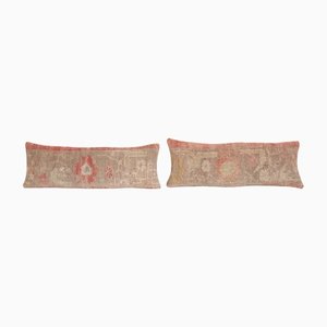 Handmade Turkish Kilim Cushion Covers, Set of 2
