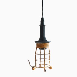 Industrial Pendant Lamp from Simplex, 1940s