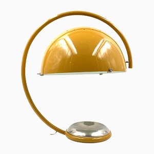 Space Age Mustard Yellow Table Lamp, Italy, 1960s