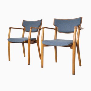 Set of Portex Armchairs by Peter Hvidt & Orla Mølgaard-Nielsen for Fritz Hansen