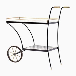 Tiled Bar Cart