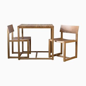 Chaises et Table Ernest de Made by Choice, Set de 3