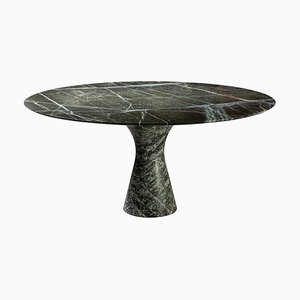 Picasso Green Marble Low Round Table