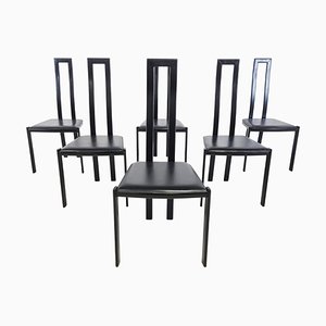 Chaises de Salle à Manger Postmodernes, 1980s, Set de 6