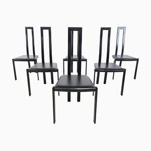 Postmodern Dining Chairs, 1980s, Set of 6