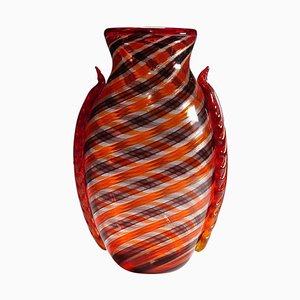 Murano Glas Spirale Vase von Eugenio Ferro, 2009