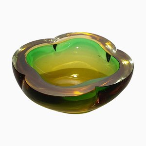 Sommerso Murano Art Glass Bowl from Seguso, 1960s