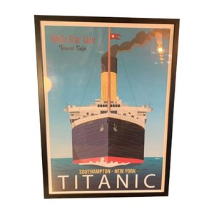 Titanic and White Star Line Poster