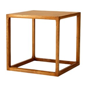 Danish Cube Side Table in Oak by Kai Kristiansen for Axle Kjersgaard, 1960s