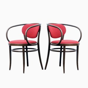 Set of Vintage Viennese Model 233 P Bistro Chairs by Thonet