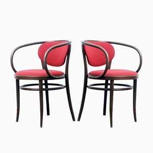 Vintage Viennese Model 233 P Bistro Chairs by Thonet, Set of 2