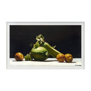Maximilian Ciccone, Lezioni di frutta, 2010, Italia, óleo sobre lienzo, enmarcado