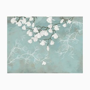 09 Spring White Row Wallpaper by Roberto Miniati for Officinarkitettura